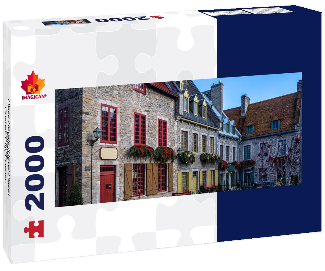 building Place Royale (Royal Plaza) - Quebec City, Quebec, Canada 2000pc Panoramic Puzzle