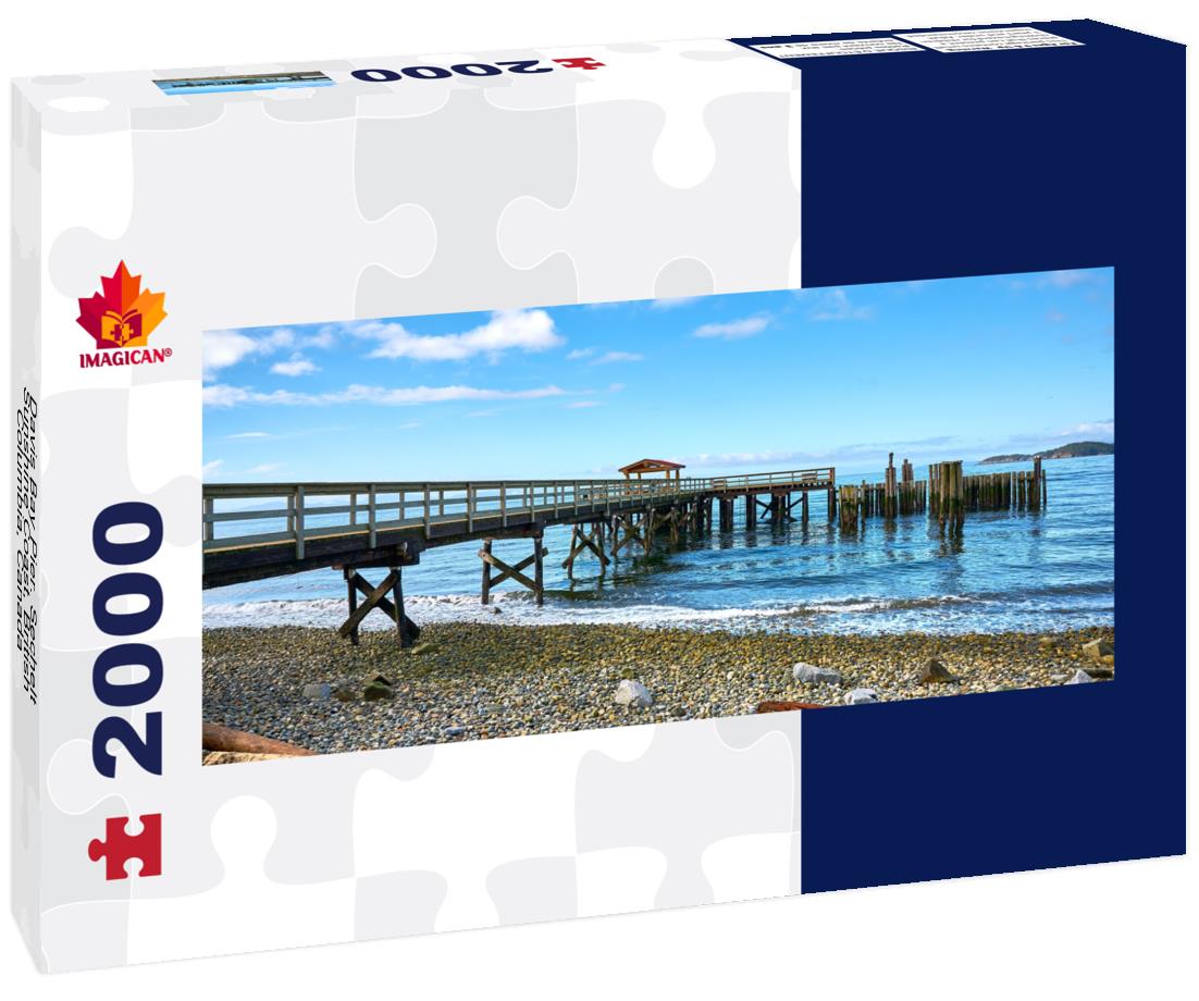 Davis Bay Pier. Sechelt, Sunshine Coast, British Columbia, Canada 2000pc Panoramic Puzzle