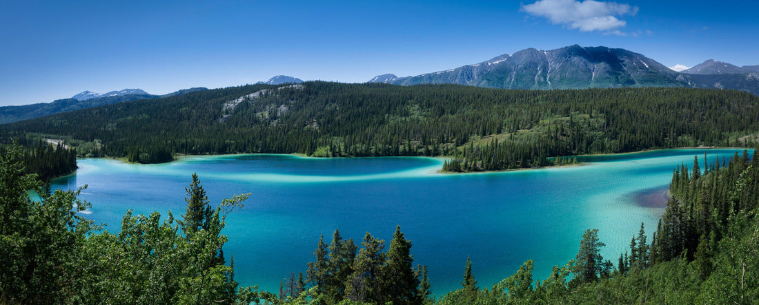 Emerald Lake, located in the Yukon Territory of Canada 2000pc Panoramic Puzzle