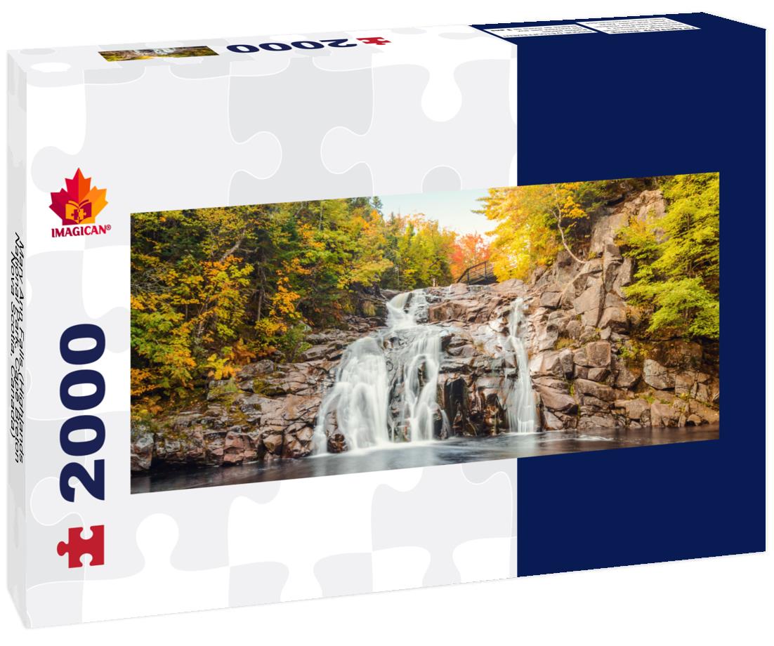 Mary Ann Falls (Highlands National Park, Cape Breton, Nova Scotia, Canada). 2000pc Panoramic Puzzle