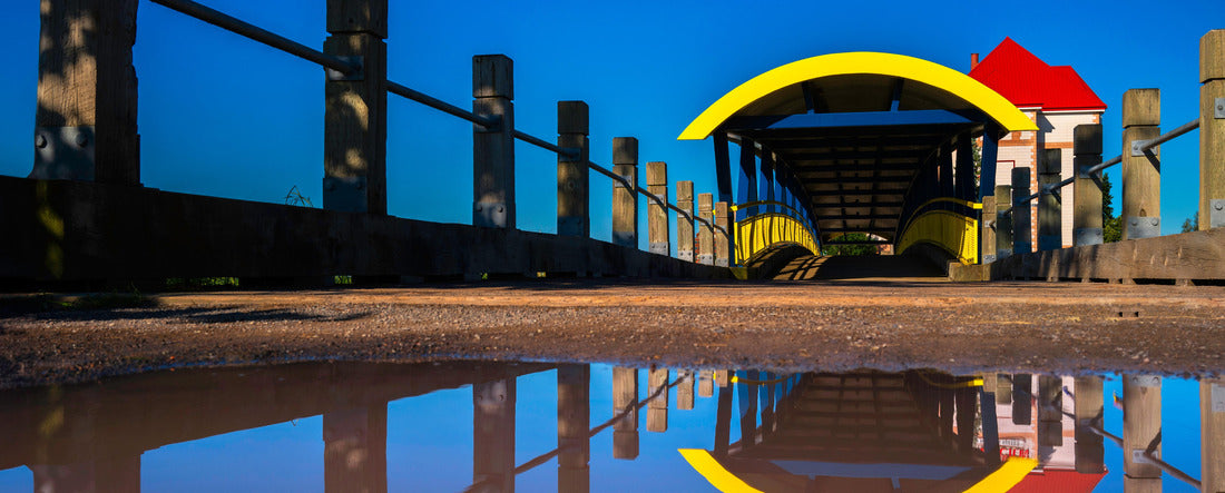 ImagiCan Jigsaw Puzzle Moncton Bridge, Riverfront Park in New Brunswick 2000 pieces panorama