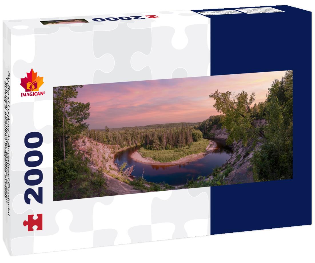 Big Bend Lookout in Arrowhead Provincial Park near Huntsville, Ontario 2000pc Panoramic Puzzle