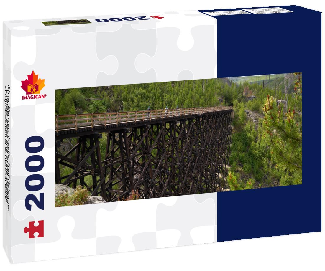 Myra Canyon Trestle Trail Kelowna, Myra-Bellevue Provincial Park 2000pc Panoramic Puzzle