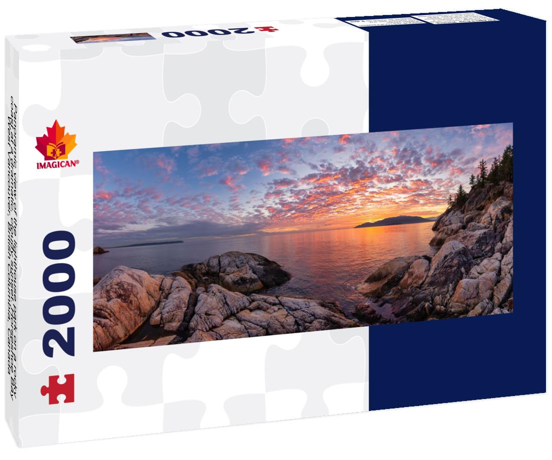 Lighthouse Park, Horseshoe Bay, West Vancouver 2000pc Panoramic Puzzle