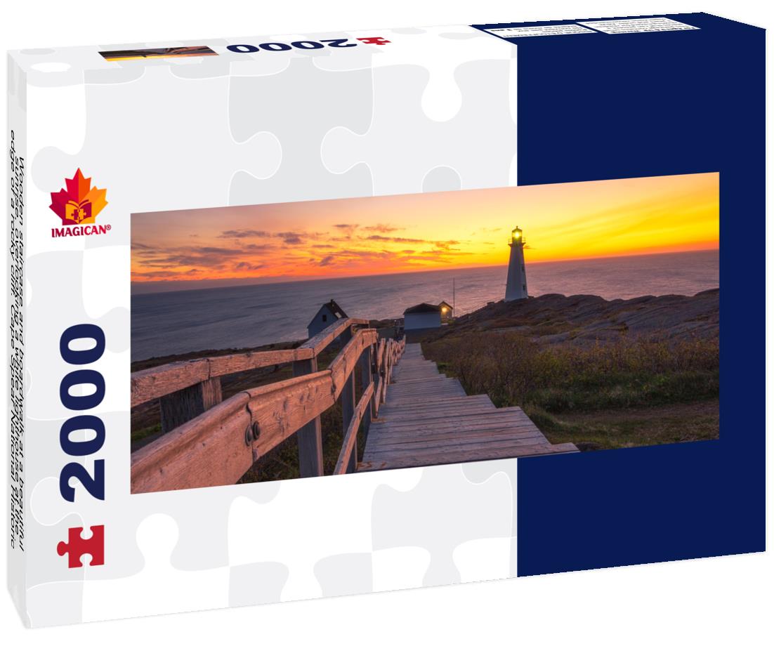 Cape Spear National Historic Site, St. Johns Newfoundland 2000pc Panoramic Puzzle