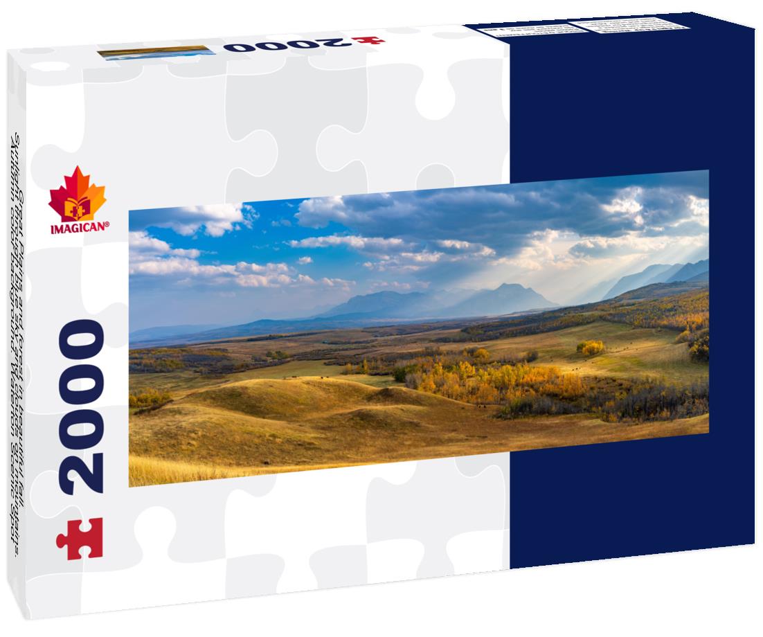 Waterton Scenic Spot, Waterton Lakes National Park, Alberta 2000pc Panoramic Puzzle