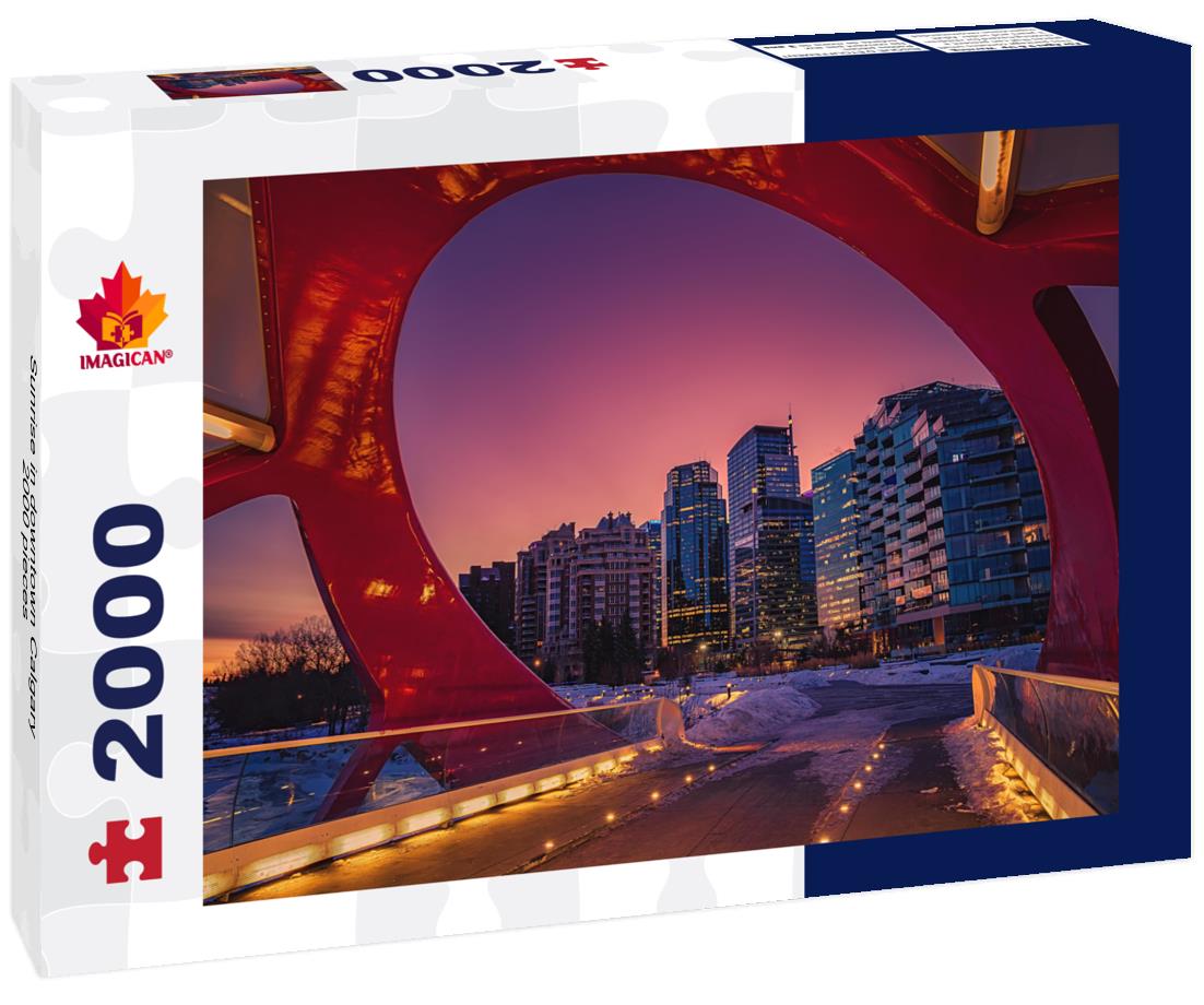 Sunrise in downtown Calgary 2000pc Puzzle