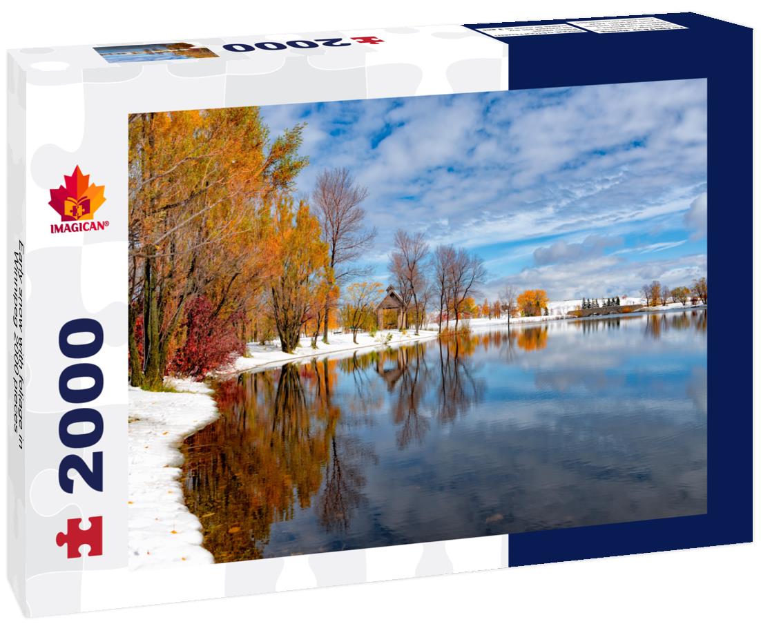 Early snow with foliage in Winnipeg 2000pc Puzzle
