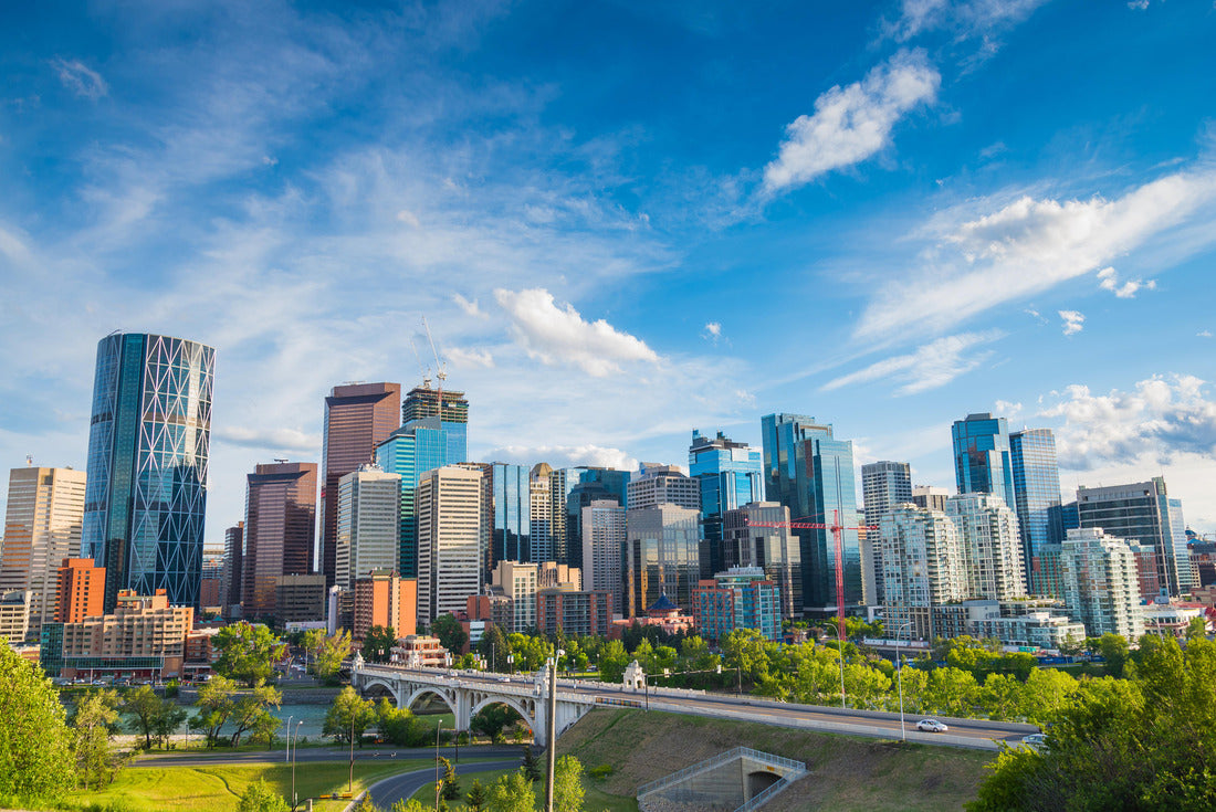 City skyline of Calgary, Alberta, Canada 2000pc Puzzle