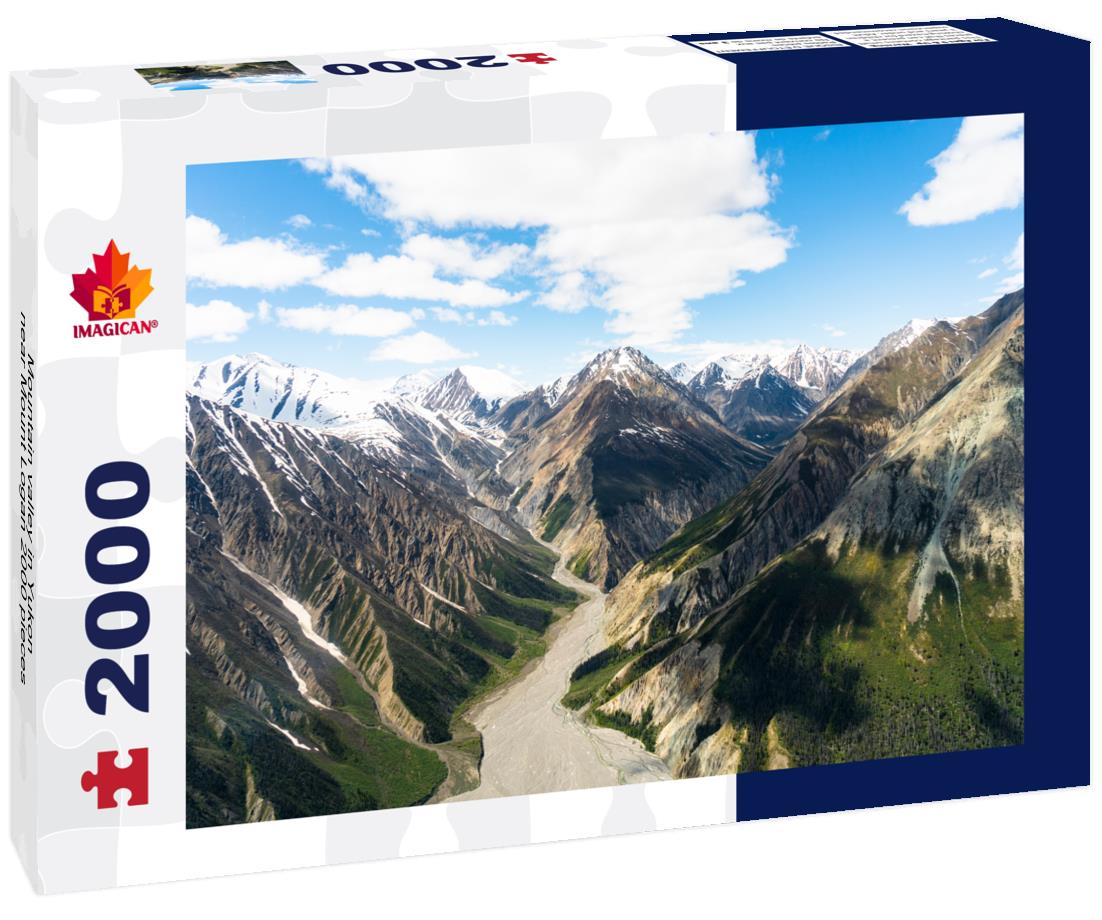 Mountain valley in Yukon, near Mount Logan 2000pc Puzzle
