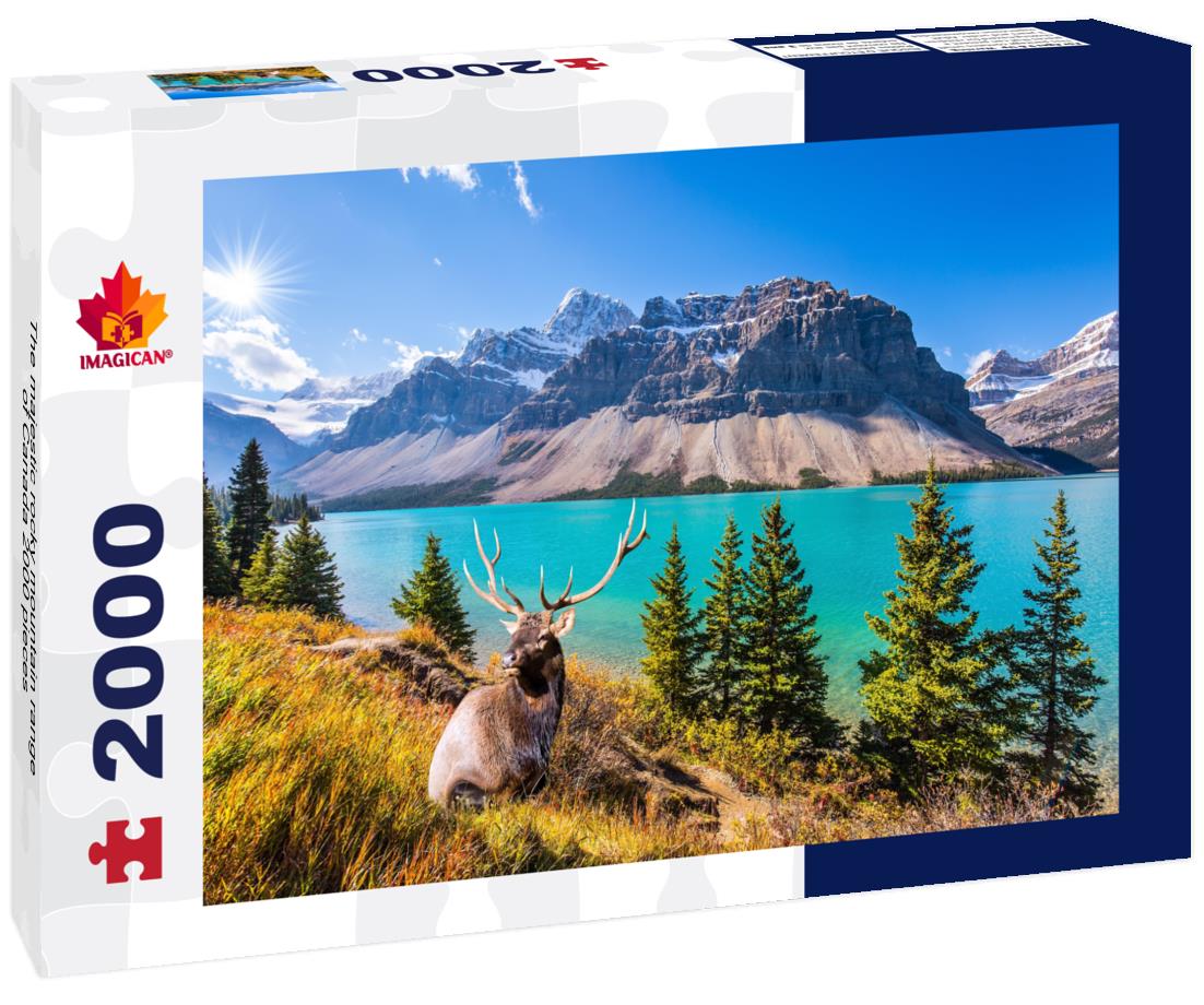 The majestic rocky mountain range of Canada 2000pc Puzzle