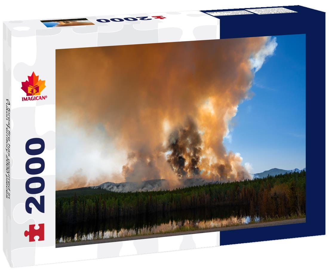 A forest fire has occurred in Yukon Territory 2000pc Puzzle