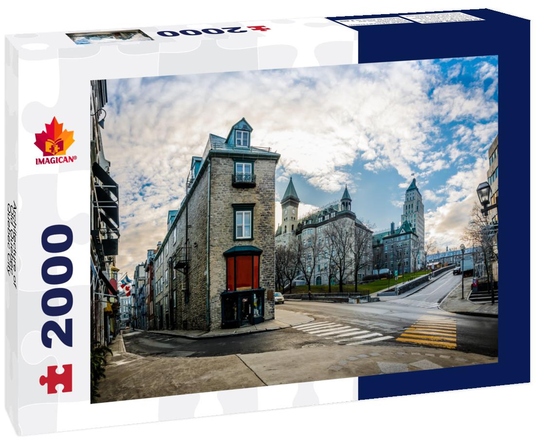 Architecture of Old Quebec - Quebec City, Canada 2000pc Puzzle