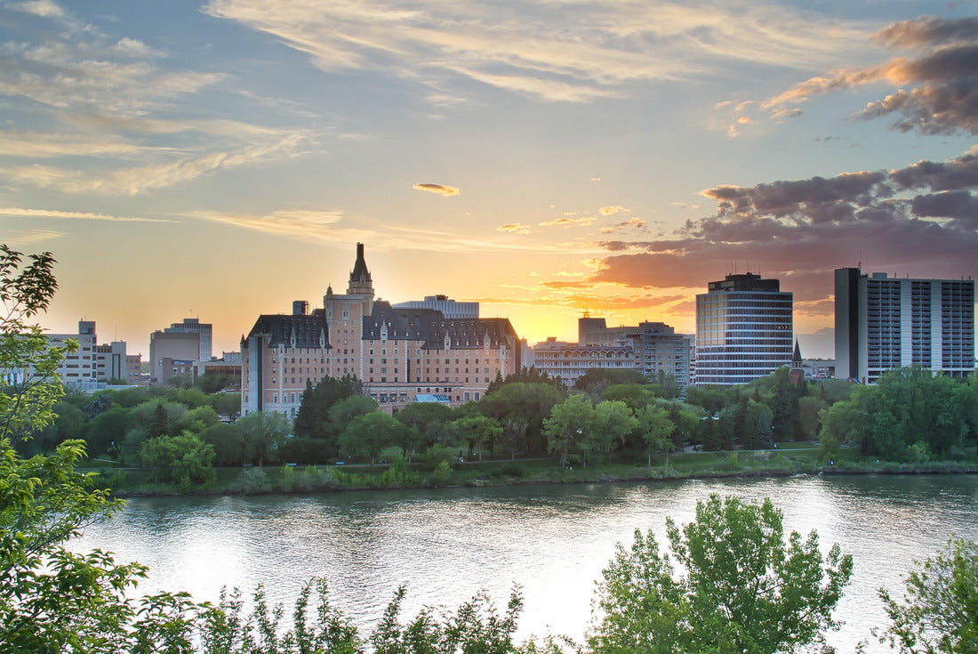 A summer evening along the South Saskatoon river 2000pc Puzzle