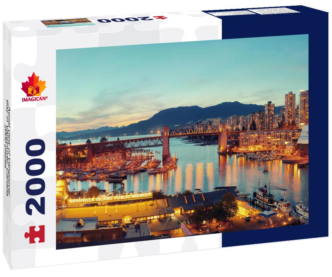 Aerial view of Vancouver Bay in Vancouver, Canada 2000pc Puzzle