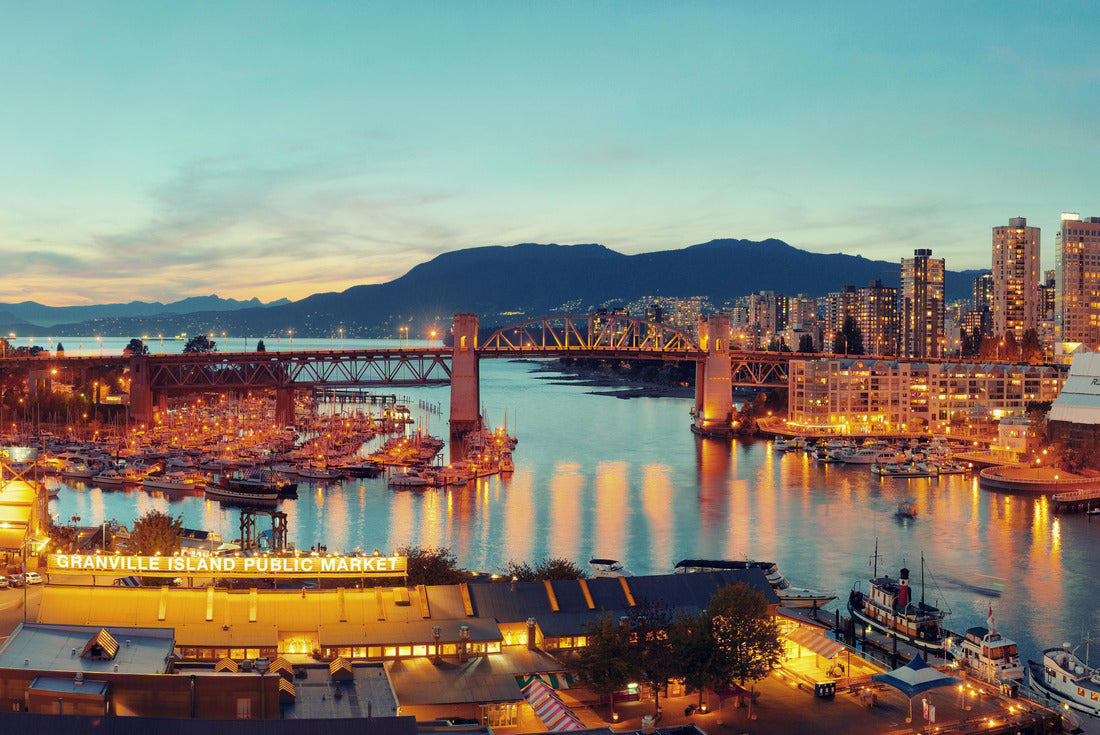 Aerial view of Vancouver Bay in Vancouver, Canada 2000pc Puzzle