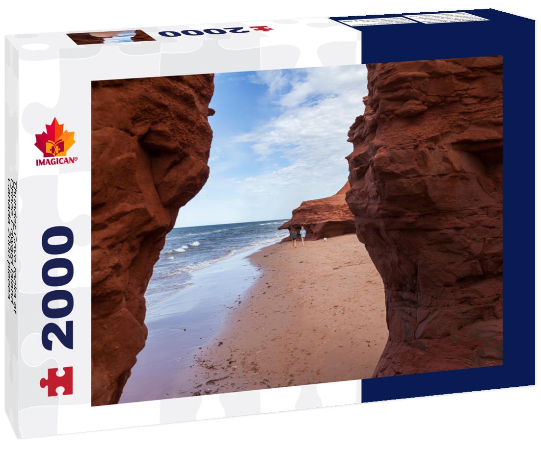 Thunder Cove rocks at Prince Edward Island Canada 2000pc Puzzle