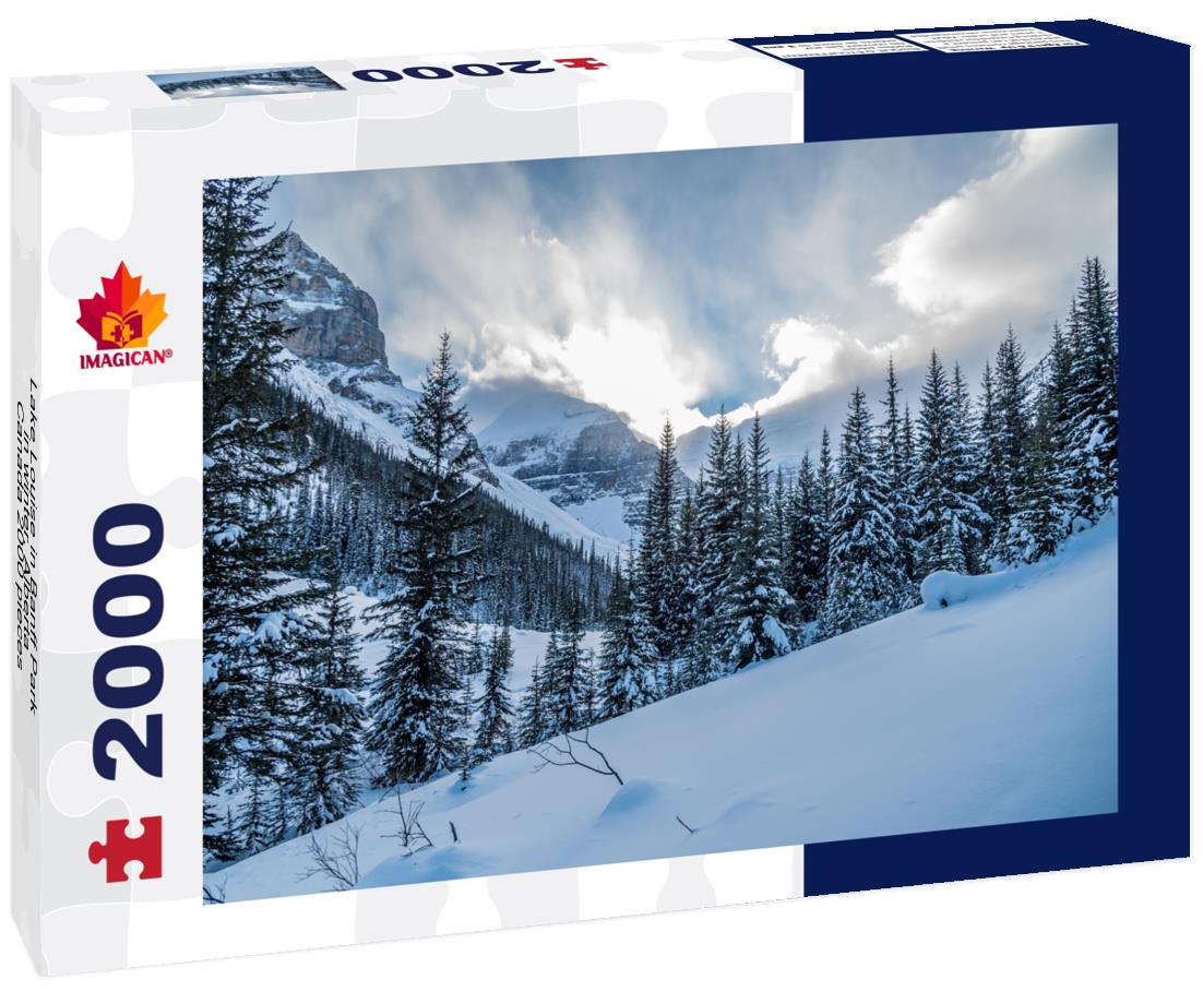 Lake Louise in Banff Park in winter, Alberta, Canada 2000pc Puzzle