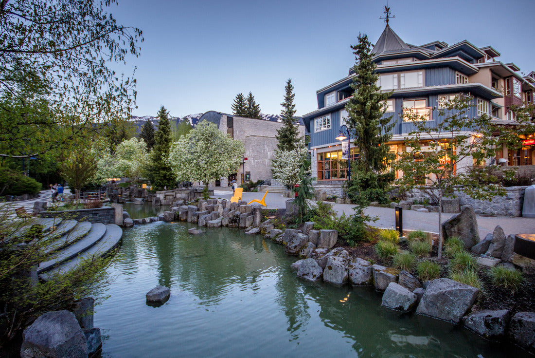 Whistler Village in British Columbia, Canada at sunset 2000pc Puzzle