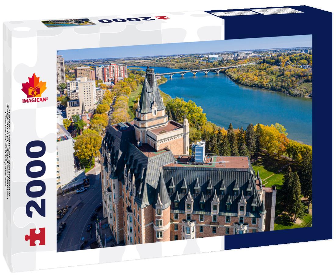 Aerial view of downtown Saskatoon, Saskatchewan, Canada 2000pc Puzzle