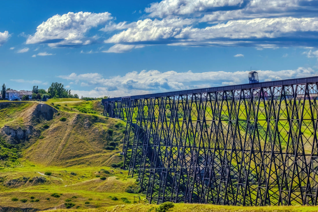 Close-up of the Lethbridge Viaduct in Lethbridge, Alberta 2000pc Puzzle