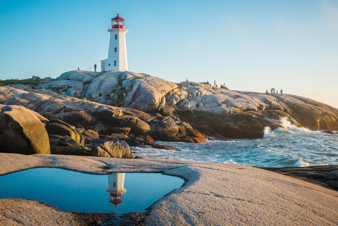 Peggy's Cove: Nova Scotia landscape. Lighthouse reflection 2000pc Puzzle