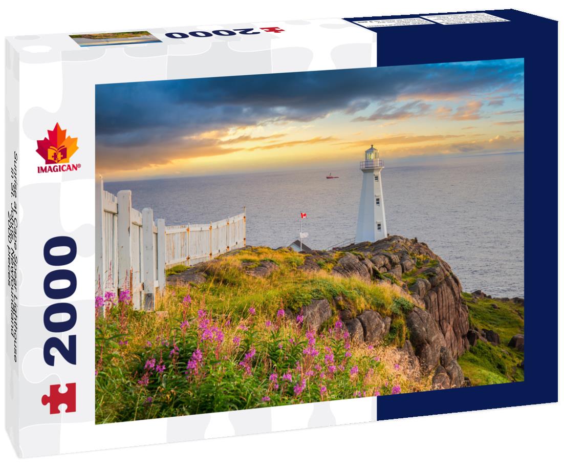 Sunrise at Cape Spear Lighthouse in St. Johns, Newfoundland 2000pc Puzzle