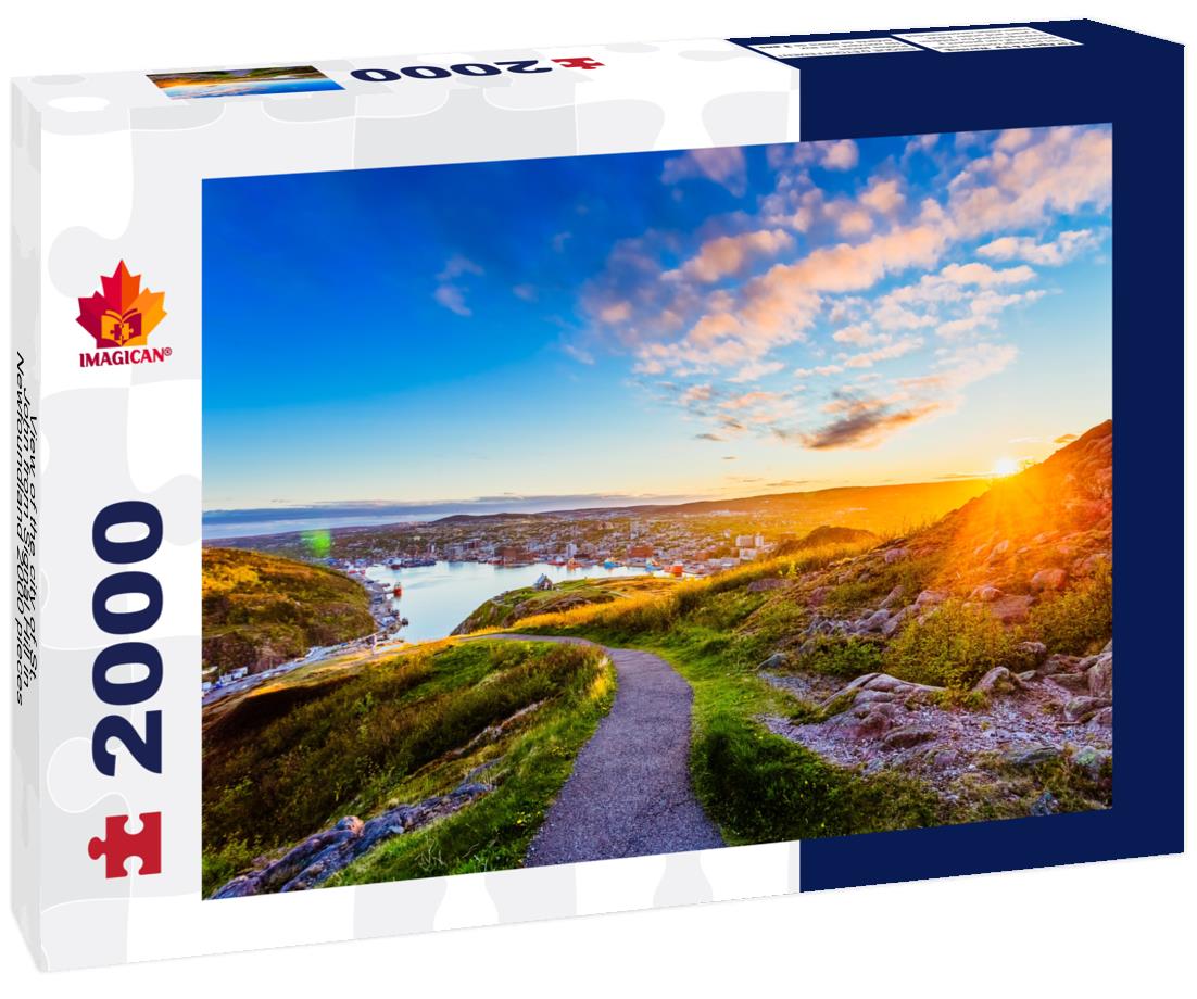 the city of St. John from Signal Hill in Newfoundland 2000pc Puzzle