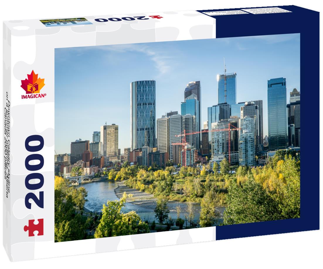 Downtown Calgary skyline on a summer morning, Alberta, Canada 2000pc Puzzle