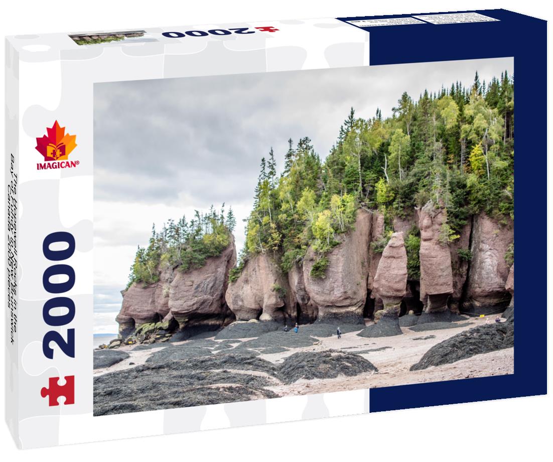 The Hopewell Rocks in the Bay of Fundy in New Brunswick, Canada 2000pc Puzzle