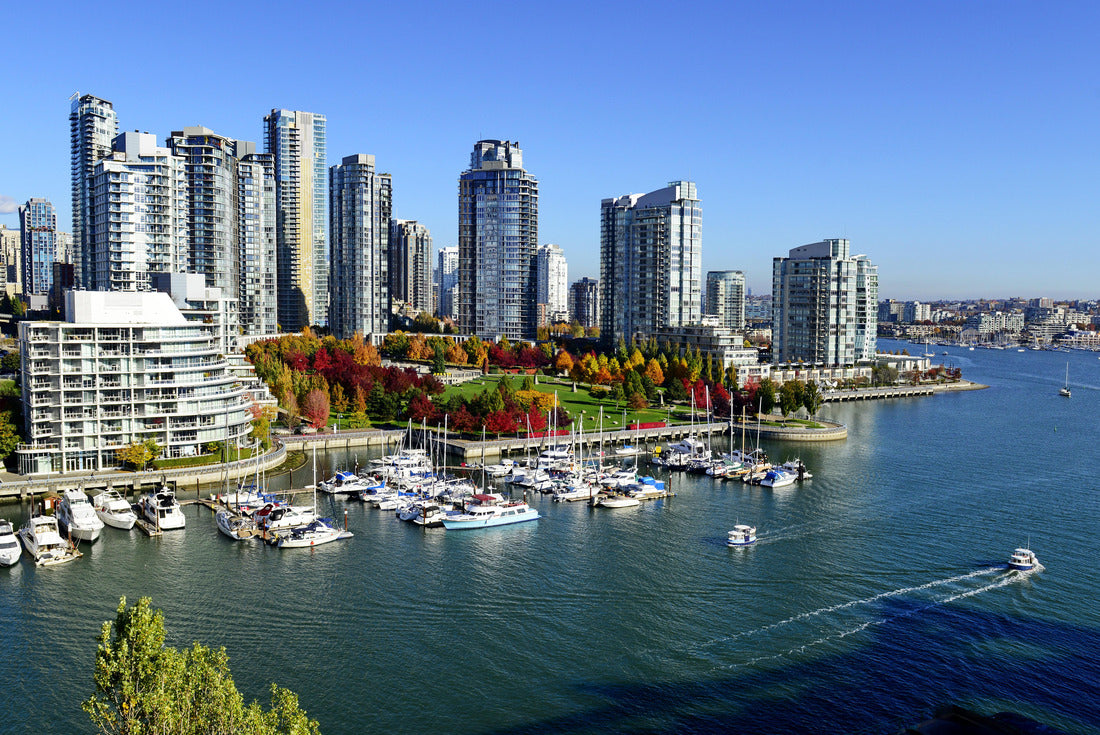 Autumn landscape of False Creek in downtown Vancouver, BC, Canada 2000pc Puzzle