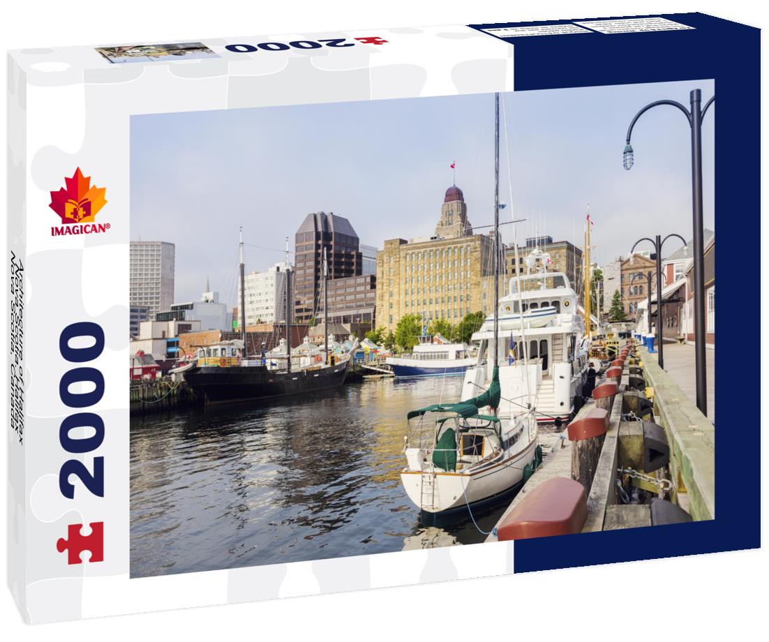 Architecture of Halifax, Nova Scotia. Halifax, Nova Scotia, Canada 2000pc Puzzle
