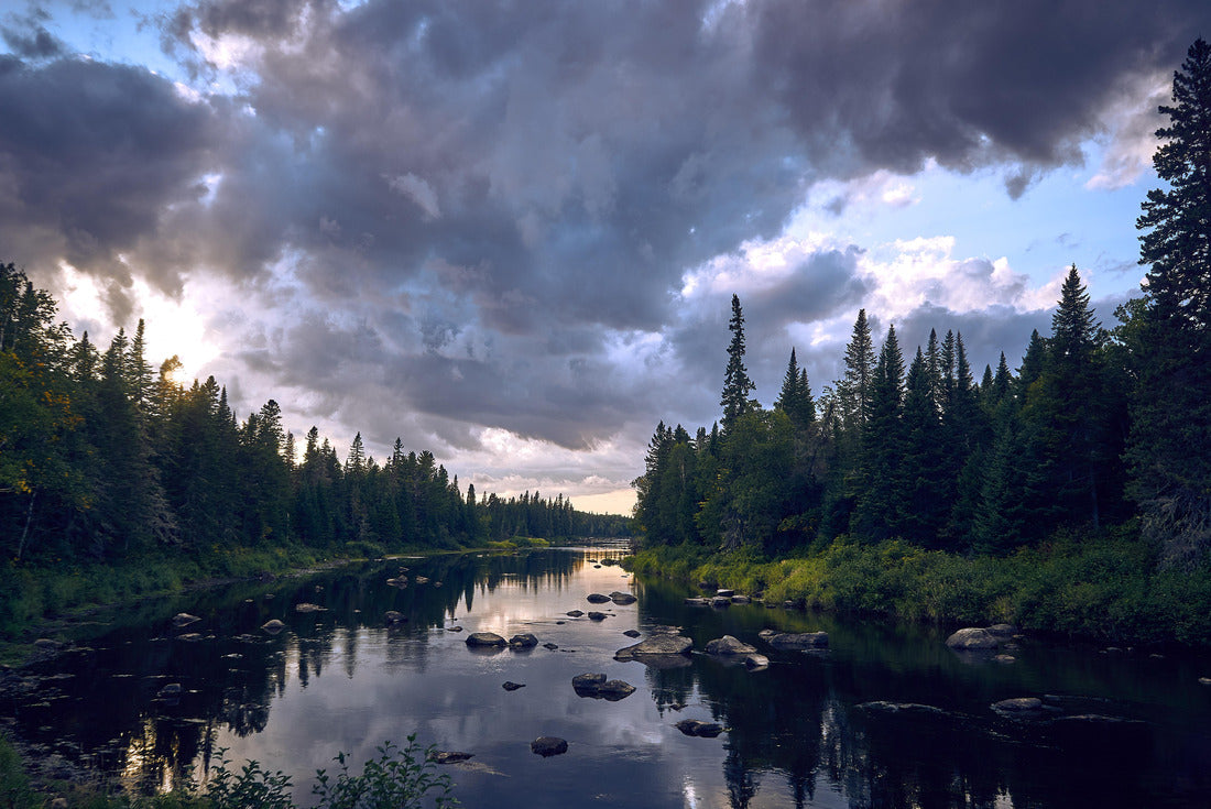 ImagiCan Jigsaw Puzzle Miramichi River after a storm. Late afternoon, New Brunswick, Canada 2000 pieces