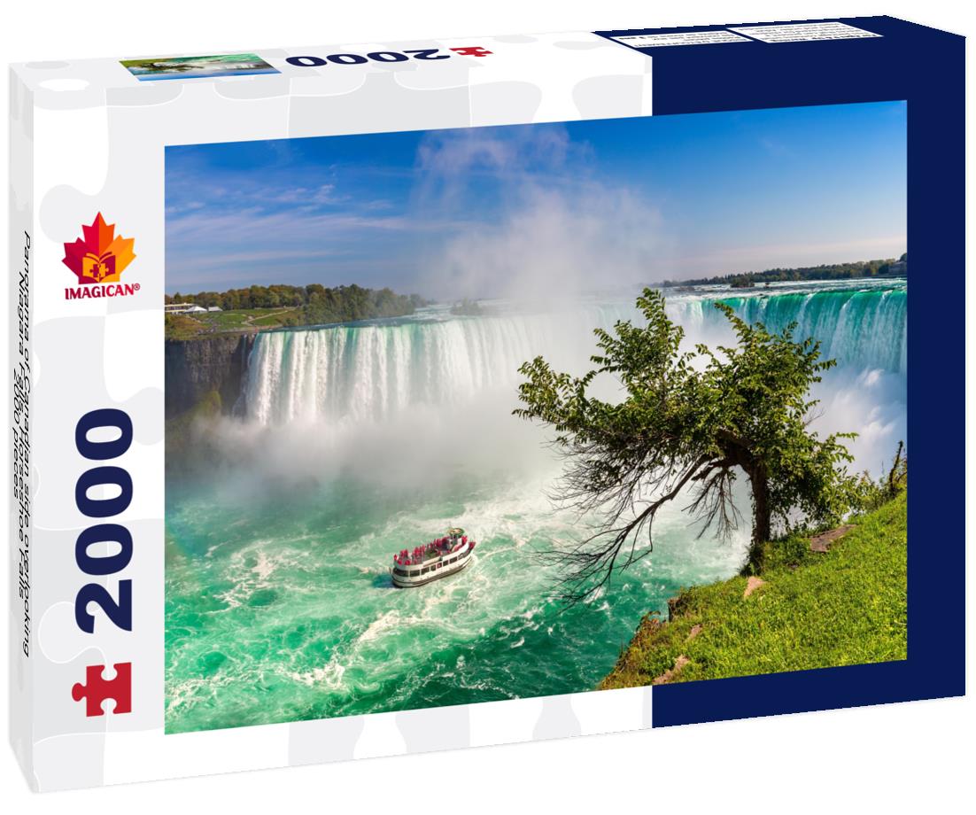 Canadian side overlooking Niagara Falls, Horseshoe Falls 2000pc Puzzle
