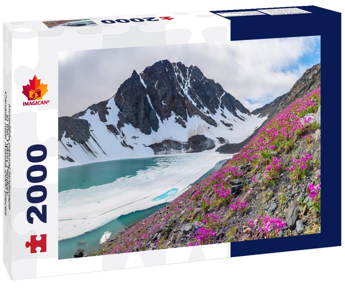 Incredible natural landscape in the Yukon Territory, Canada near Alaska 2000pc Puzzle