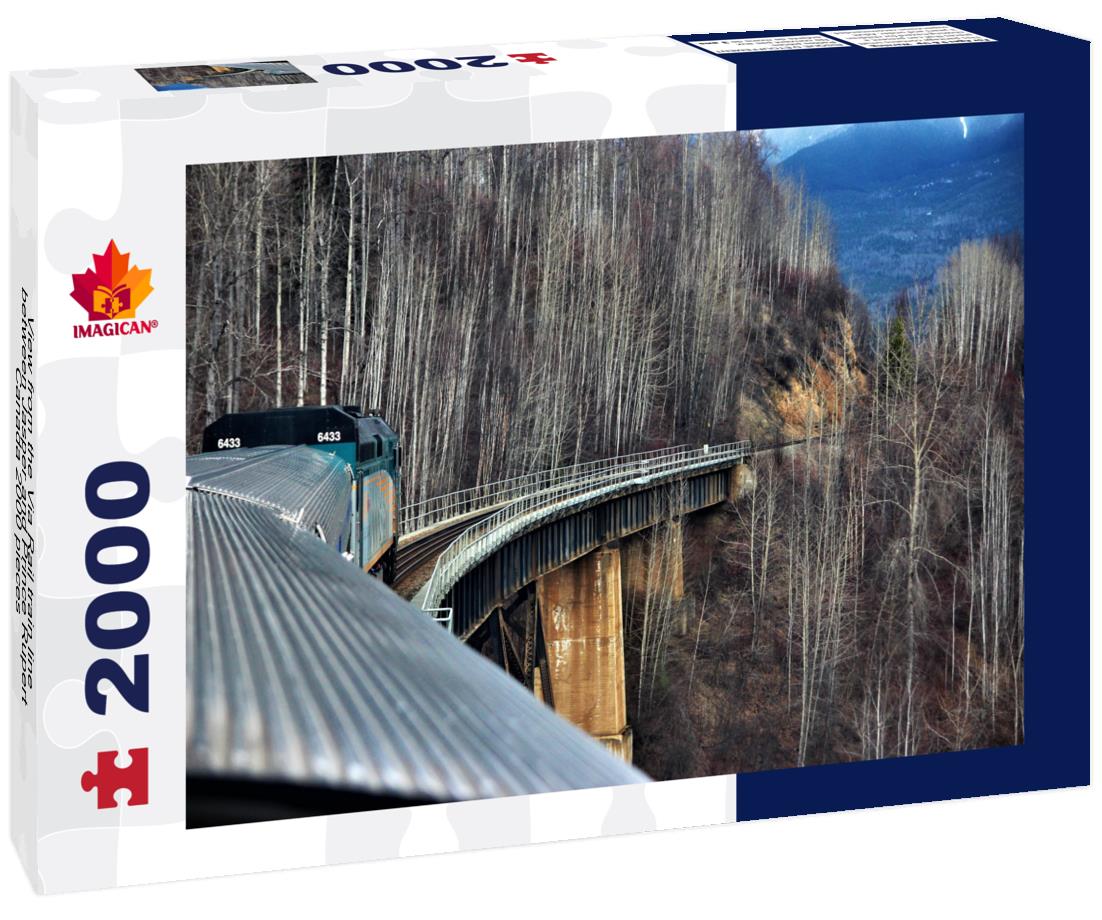 Via Rail train line between Jasper and Prince Rupert, Canada 2000pc Puzzle