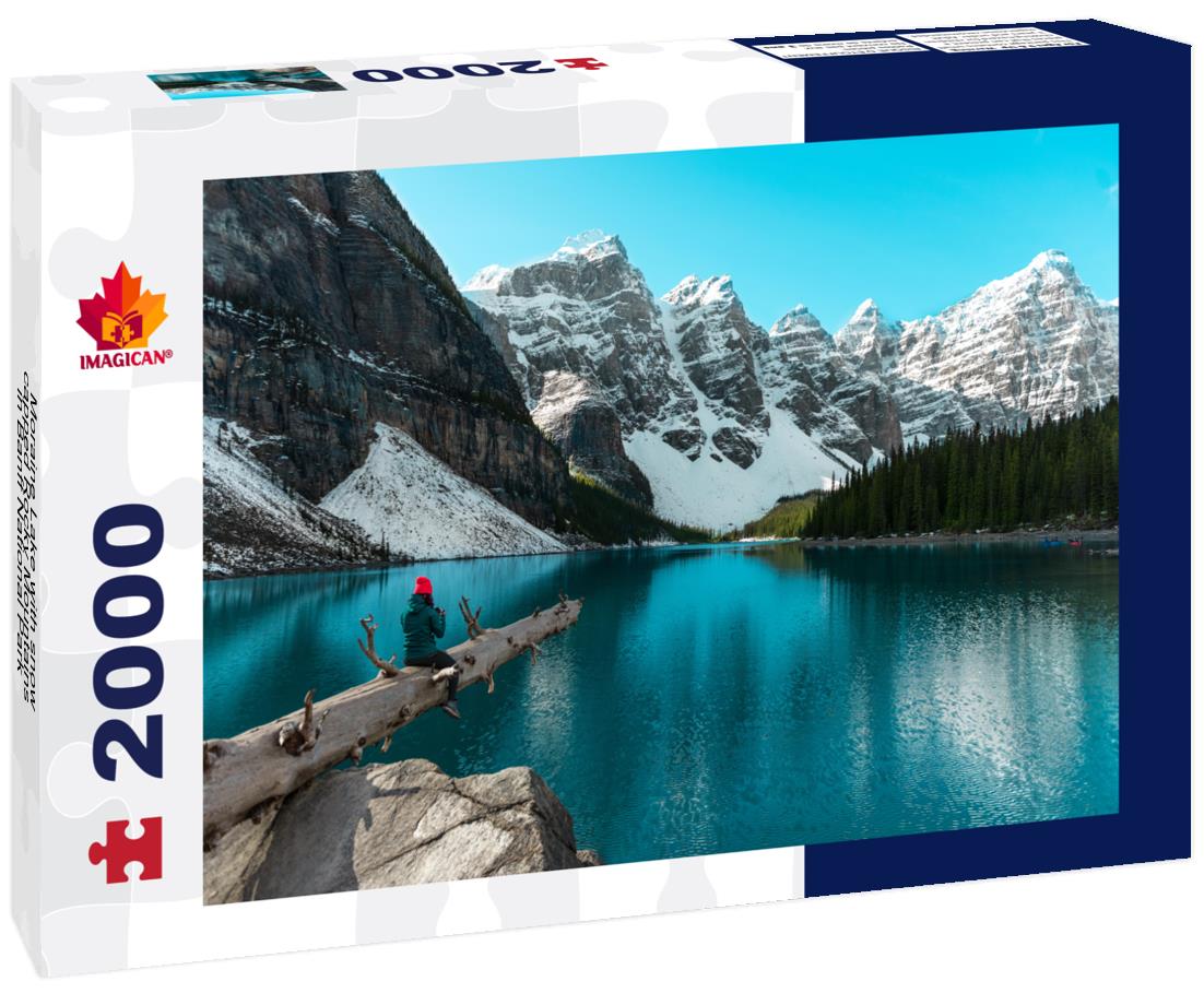 Moraine Lake with snow-capped Rocky Mountains in Banff National Park, Alberta 2000pc Puzzle