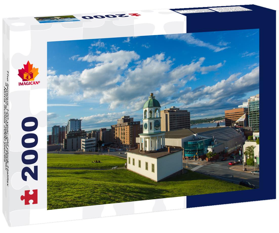 The famous 120-year-old clock Halifax, a historic landmark of Halifax, Nova Scotia 2000pc Puzzle