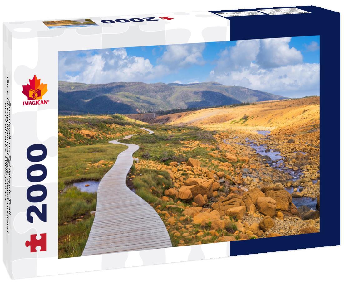 Boardwalk on Tablelands Trail, Gros Morne National Park, Newfoundland and Labrador 2000pc Puzzle