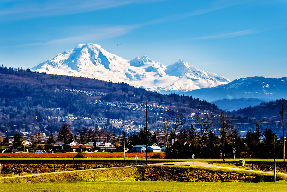Near the Matsqui Dyke in cities of Abbotsford and Mission in British Columbia, Canada 2000pc Puzzle