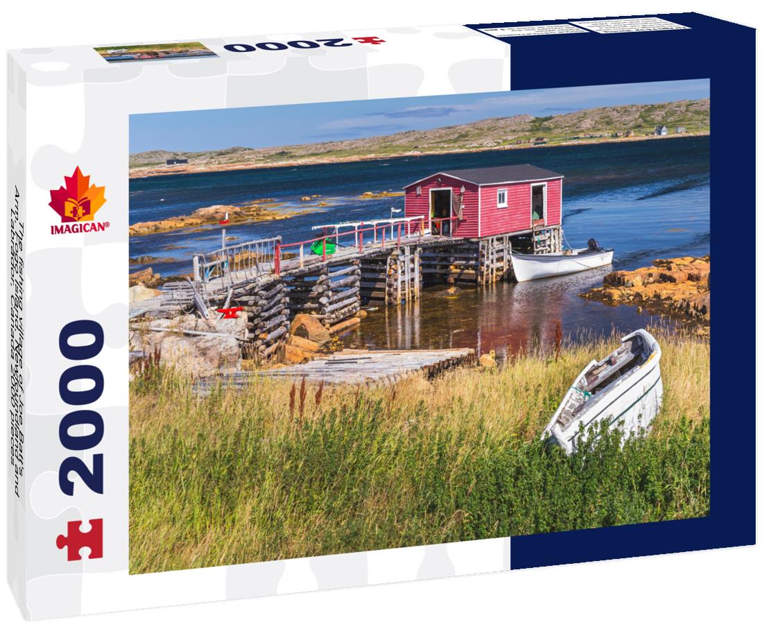 The fishing village of Joe Batt's Arm, Fogo Island, Newfoundland and Labrador, Canada 2000pc Puzzle