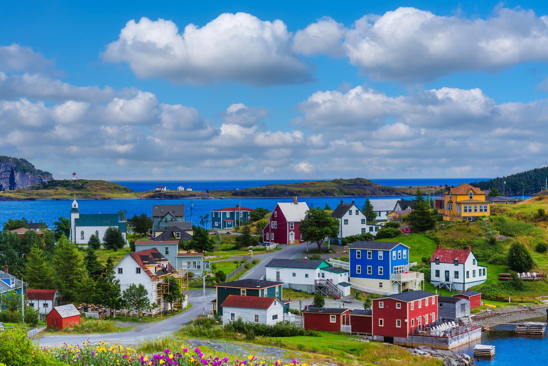 The remote northern town of Trinity, along the quiet coast of Newfoundland and Labrador 2000pc Puzzle
