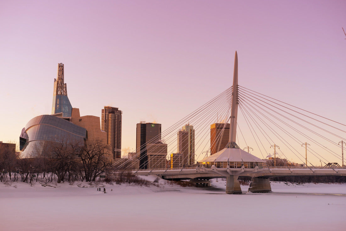 ImagiCan Jigsaw Puzzle The Provencher Bridge, famous architecture in Winnipeg, Mabitoba 2000 pieces