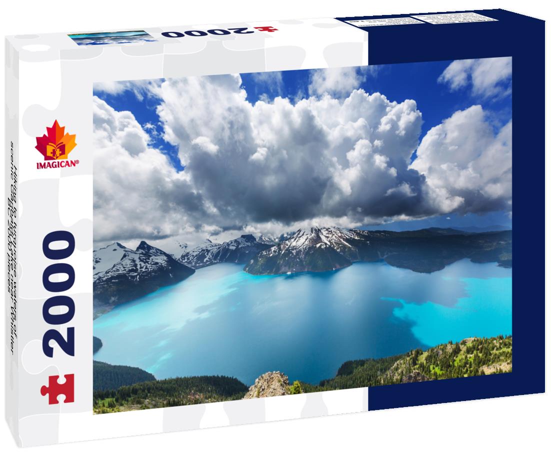 Hiking to turquoise waters of scenic Garibaldi Lake near Whistler, BC 2000pc Puzzle