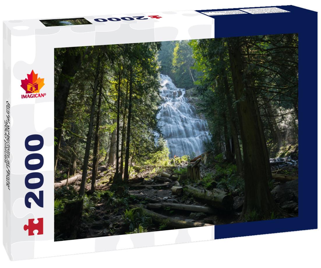 Bridal waterfalls at Bridal Veil Falls Provincial Park 2000pc Puzzle