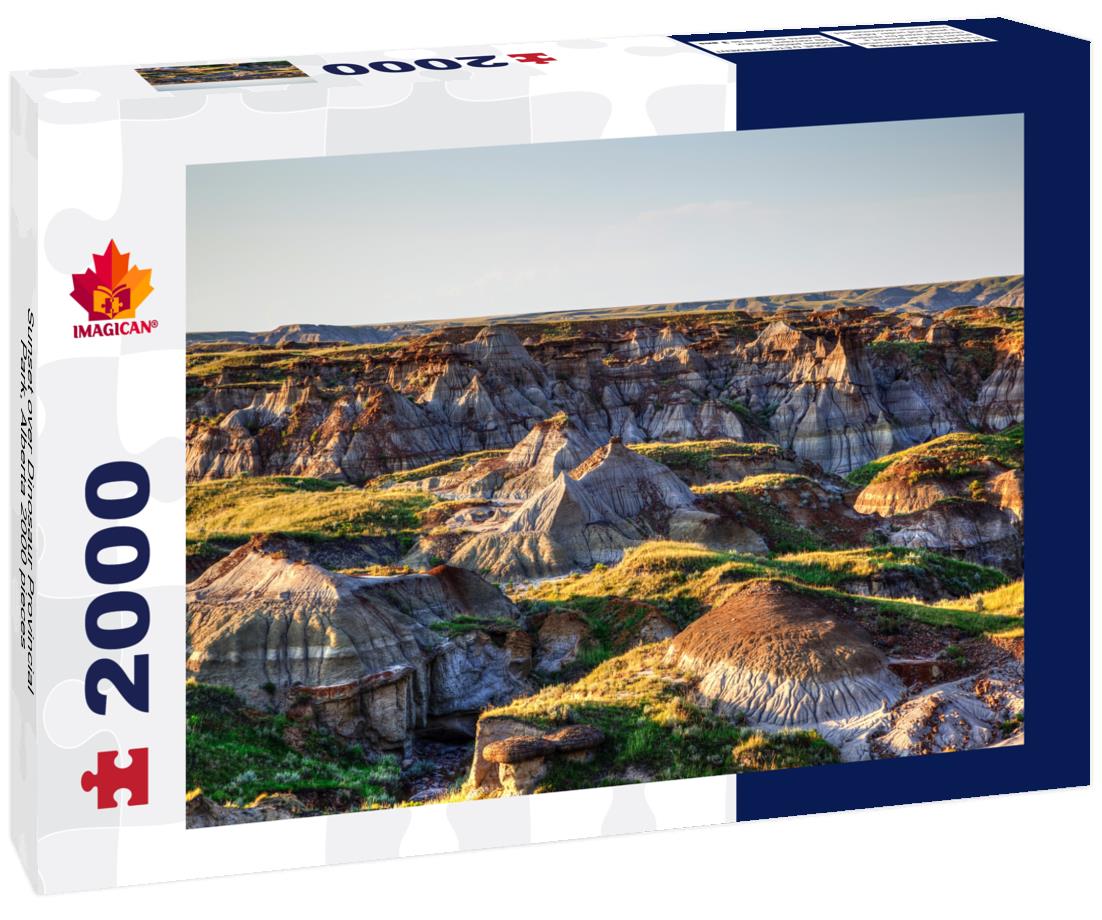 Sunset over Dinosaur Provincial Park, Alberta 2000pc Puzzle