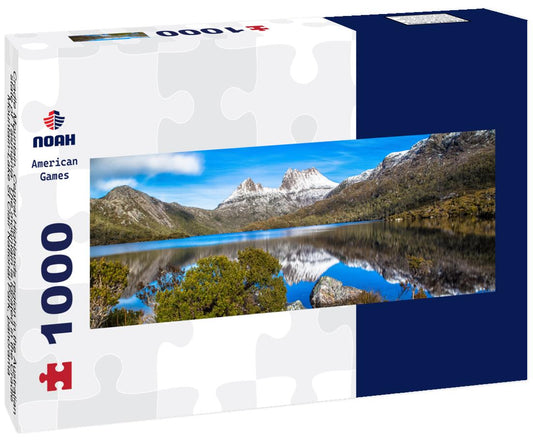 Noah Jigsaw Puzzle Cradle Mountain, Central Highlands region in the Australian state of Tasmania. The mountain is located in the Cradle Mountain-Lake St Clair National Park, panorama Panorama 1000 Pieces
