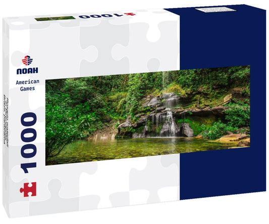Noah Jigsaw Puzzle Rosario waterfall in Pirenopolis, Brazil, panorama Panorama 1000 Pieces