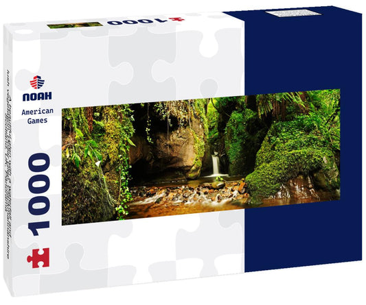 Noah Jigsaw Puzzle A beautiful glen with a waterfall and lush vegetation. Dollar Glen, Clackmannanshire, Scotland, UK, Panorama Panorama 1000 Pieces