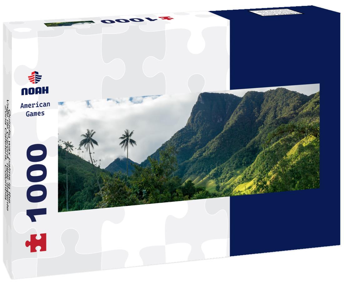 Noah Jigsaw Puzzle Quindio wax palms in the Valle de Cocora, near Salente, Zona Cafetera, Colombia, panorama Panorama 1000 Pieces